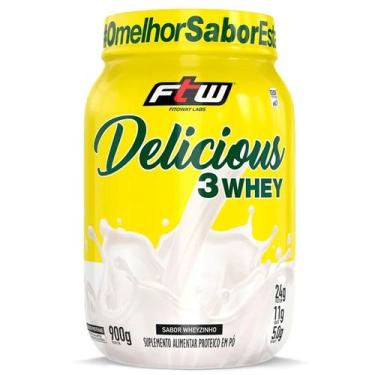 Imagem de Whey Protein 3W Delicious Proteína (900g) FTW, Wheyzinho