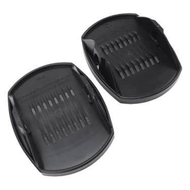 Imagem de EVGATSAUTO 4 PCS RV Estabilizador Jack Pads, Base Reforçada Antiderrapante para Trailer de Viagem 5ª Rodas, Com Pregos e Clipes para Instalação Firme, Material ABS Premium