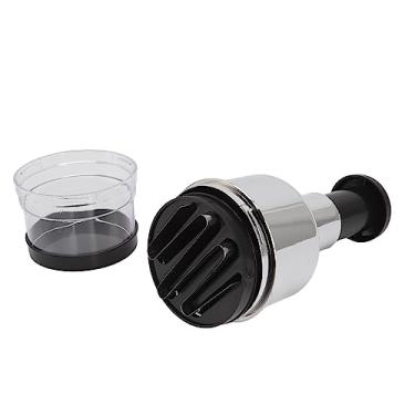 Imagem de Naroote Picador de Alimentos Manual, Lâmina de Aço Inoxidável Forte, Cortador de Vegetais para Cebola, Alho, Mantenha As Mãos Limpas, Seguro para Máquina de Lavar Louça