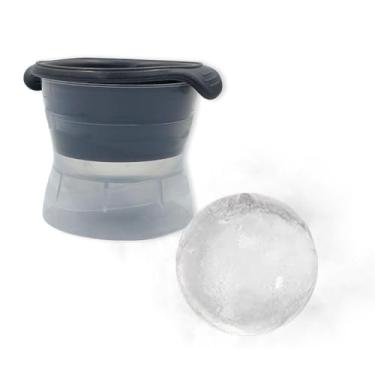 Imagem de Forma De Gelo Esfera Silicone Grande 6cm Drinks Whisky Caipirinha Coquetéis Derrete Mais Lento Reunião Jantar Bartender