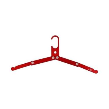 Imagem de Cabide De Roupas Portátil E Dobrável De Alumínio Para Camping E Viagen
