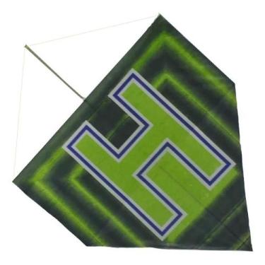 Imagem de Kit 50 Pipas Mucha De 45cm Bambu X Fibra + Rabiola - ARV, Variadas