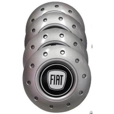 Imagem de Calotas Miollo Fiat Siena Aro 13 1997/2016 Amarok Prata