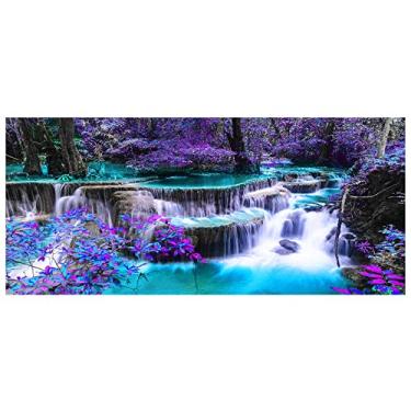 Imagem de Kit de Pintura Diamante 5D Grande Tamanho Paisagem Artesanato DIY para Adultos Completo com Ferramentas Decoração Parede Sala Estar Quarto
