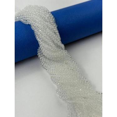 Imagem de Fio Cristal 2mm Vidro Facetado - 40cm com 168 Cristais Coloridos - no-