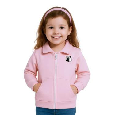 Imagem de Blusa Infantil Santos Rosa Moletom Oficial