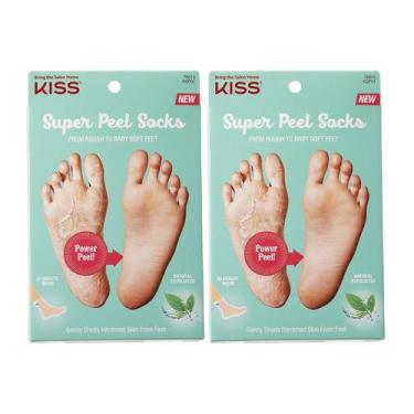 Imagem de Meias Esfoliantes KISS Super Peel 2 Unidades Natural