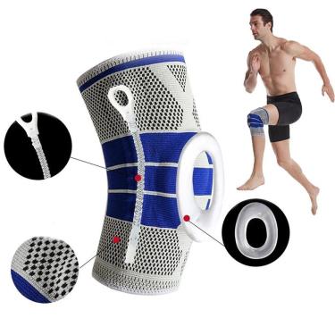 Imagem de Joelheira Ortopedica Compressao Gel Silicone Suporte Joelho