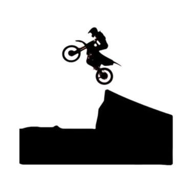 Imagem de Pôster De Arte De Parede Com Cena De Motocicleta Off-road No Deserto E