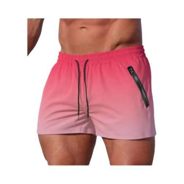 Imagem de Shorts Masculinos De Secagem Rápida Para Treino E Corrida Com Zíper La