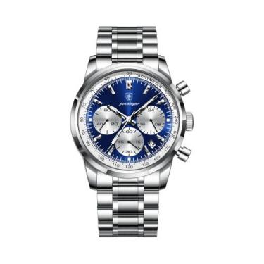 Imagem de Relógio Esportivo Masculino À Prova d'Água Com Cronógrafo Luminoso E D