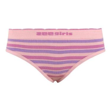Imagem de Calcinha Tanga Infantil Listrada Candy Pink Zee Rucci, GG