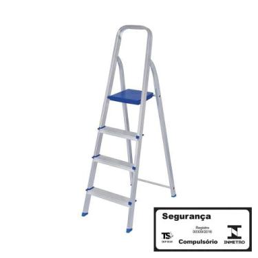 Imagem de Escada de alumínio com 5 degraus - MOR