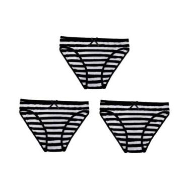 Imagem de Conjunto De Calcinhas De Algodão Com Renda Sexy Para Mulheres, Estampa