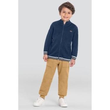 Imagem de Jaqueta infantil menino sofisticada em tricô Mundi-Masculino