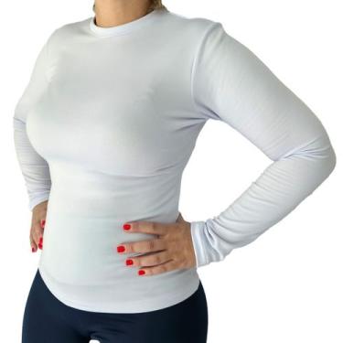 Imagem de Blusa Feminina Térmica Peluciada Manga Longa Segunda Pele Inverno - se