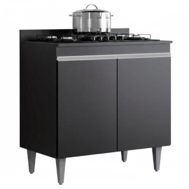 Imagem de Balcao Com Tampo 2 Portas Ellen 80 cm Eratto Moveis - Milani Store, Pr