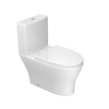 Imagem de Kit Completo Bacia com Caixa Acoplada Level Total Clean Branco Deca - 