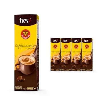 Imagem de 3 Corações Pack Cápsula de Cappuccino Classic TRES - 40 un