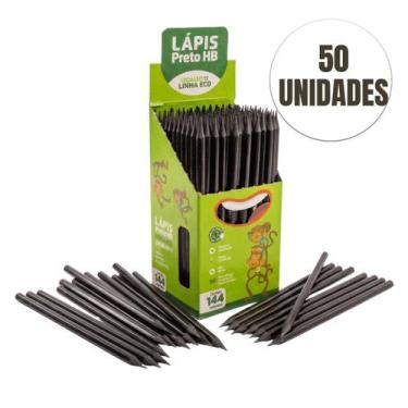 Imagem de Lápis Preto Leo&Leo Sextavado Macio Hb C/50 Unid - Leo e Leo