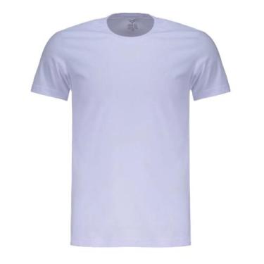 Imagem de Camiseta masculina básica lisa algodão plus p ao g4 four all prime vár