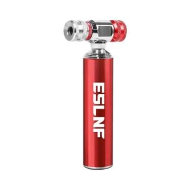 Imagem de Bomba De Ar CO2 Portátil Ajustável Em Liga De Alumínio Para Pneus De B