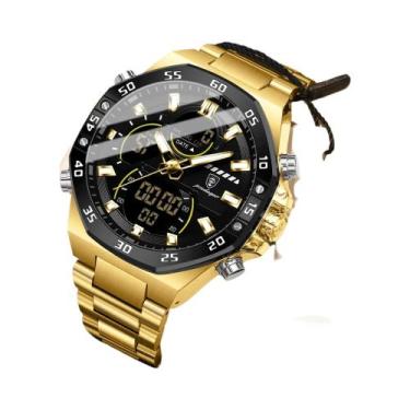 Imagem de Relógio De Pulso Digital Masculino POEDAGAR À Prova D'água Com LED, Qu