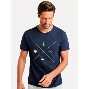 Imagem de Camiseta Reserva Masculina A Maior Tardezinha Azul Marinho-Masculino