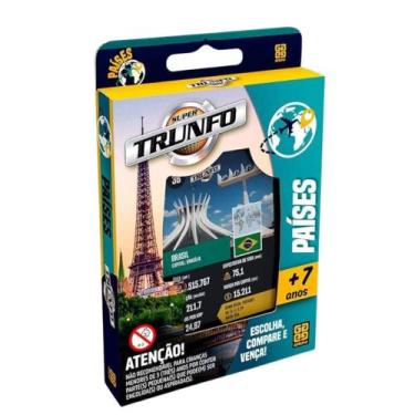 Imagem de VAR Super Trunfo 1x Jogo de Cartas - Grow Tema:Países