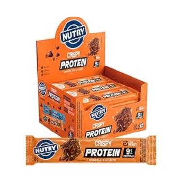 Imagem de Nutry Barra De Proteínas Crispy Chocolate Ao Leite C/12 - NUTRIMENTAL