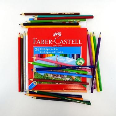 Imagem de Lápis de Cor Escolar 24 Cores Faber-Castell