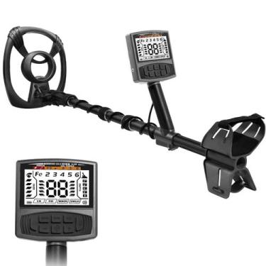 Imagem de Detector Metal Ouro Profissional Tela LCD Prova DÁgua M55J - Gold Sand