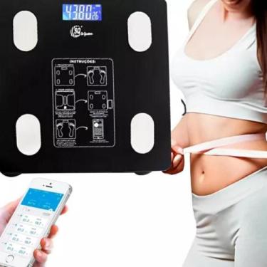 Imagem de Balança Digital Corporal Bioimpedância Aplicativo 2024 - WCAN