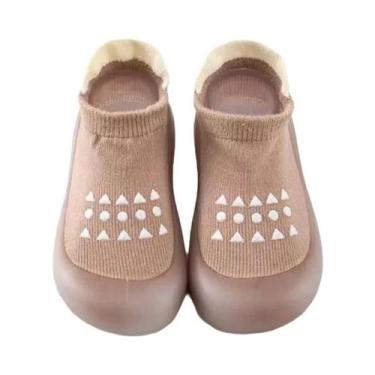 Imagem de Sapatos de Bebê Respiráveis e Antiderrapantes - Solado Macio em Algodã