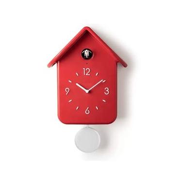 Imagem de Relógio Cuco Vermelho Com Pêndulo Branco Home - Guzzini