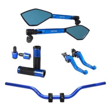 Imagem de Manete Manopla Retrovisor Peso Guidão Fazer 150 Ubs Factor - Stark Rac