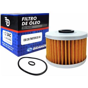 Imagem de Filtro de oleo brandy cbx250 ate08/cb250 16(e/d)/xlx250-350