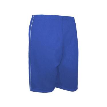 Imagem de Kit 7 Bermudas Helanca Adulto Azul Royal - Del France, M