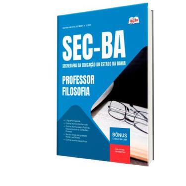 Imagem de Apostila SEC-BA - Professor - Filosofia - Apostilas Opção