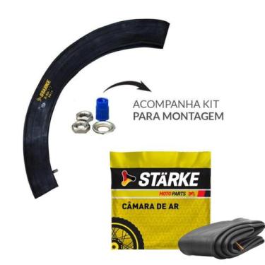 Imagem de Kit 04 Câmaras Ar Moto Aro 90/90-18 2.50 / 2.75 / 3.00 / 3.25 - STARKE