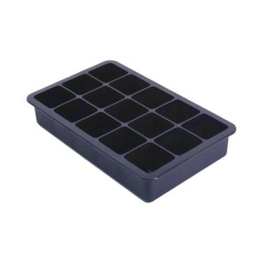 Imagem de Forma De Silicone Para Cubos De Gelo De Fácil Liberação Para Uísque, C