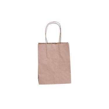 Imagem de Sacola Kraft Natural Pequena PP Com 100 Unidades - TAMAROZZI EMBALAGEN