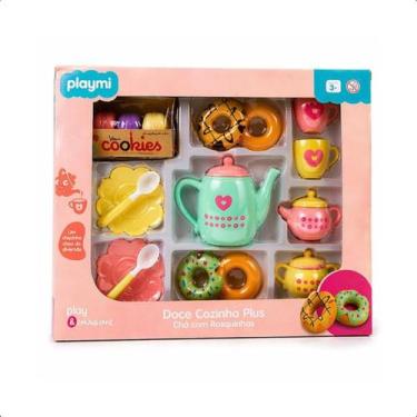 Imagem de Brinquedo Infantil Doce Cozinha - Chá com rosquinha - Playmi