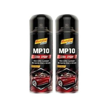 Imagem de Cera Spray Sintética Automotiva 300ml Mundial Prime 2 Unidades - Sem F