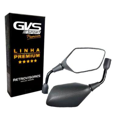Imagem de Espelho Retrovisor Lente Convexa Gs Rosca Yamaha - GVS