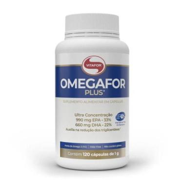 Imagem de Omegafor Plus Vitafor Ômega 3 Concentrado EPA DHA em cápsulas, 120 Cáp
