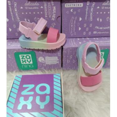 Imagem de Sandália baby Zaxy Nina Moderninha referencia 18501, Rosa, Lilás, Degr
