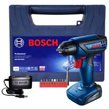 Imagem de Parafusadeira / Furadeira Gsr 1000 Bivolt Caixa Plastica + KIT Bosch, 