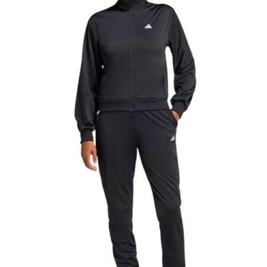 Imagem de Conjunto Adidas W Feelcozy TS Feminino Preto 4475, Preto, M