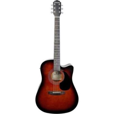 Imagem de Violão Giannini Performance Deluxe Dreadnought Ceq Sunburst F002